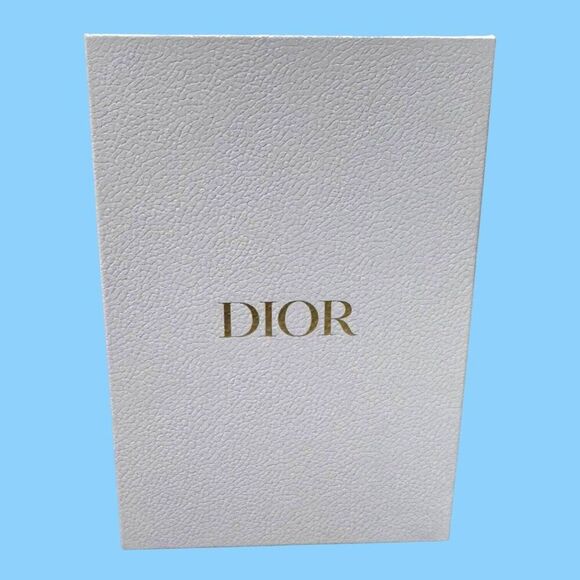 Christian Dior New York Empty Shoe Box Authentic 12x8x5 Gift Storage White Gold - Picture 1 of 7